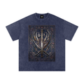 SIKH ARMORY  Washed Oversized Cotton T-Shirt