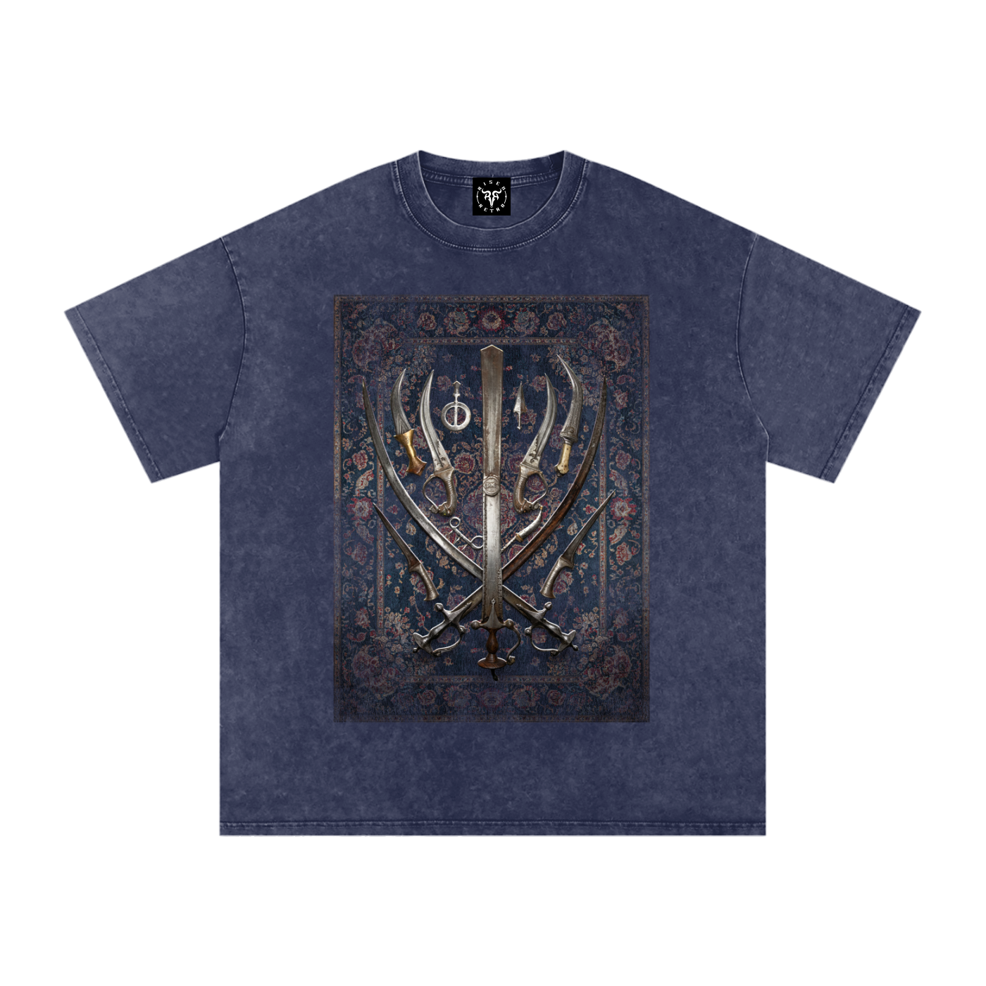 SIKH ARMORY  Washed Oversized Cotton T-Shirt