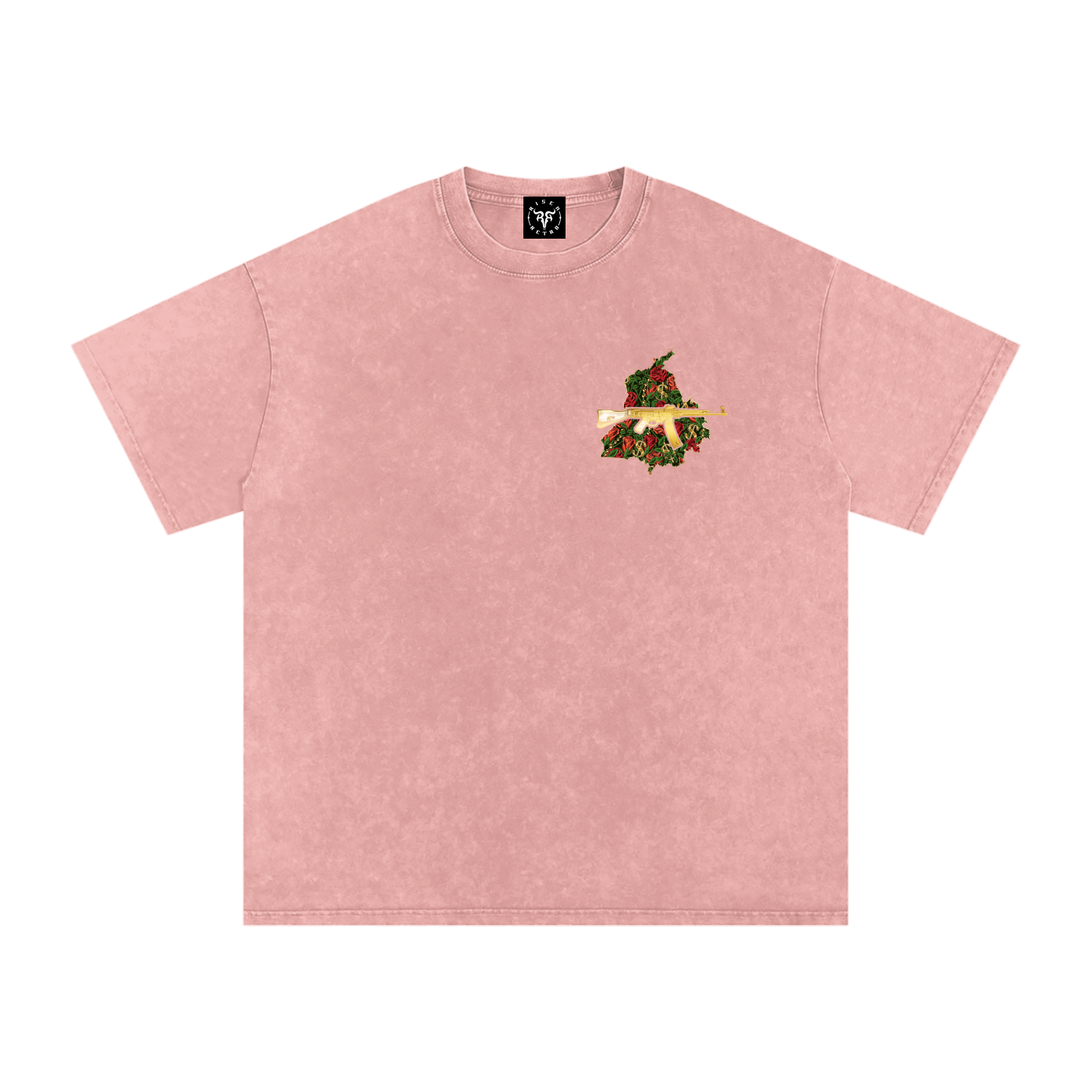 Vintage Panjab v4 X RisenRetro Snow Washed Oversized Cotton T-Shirt