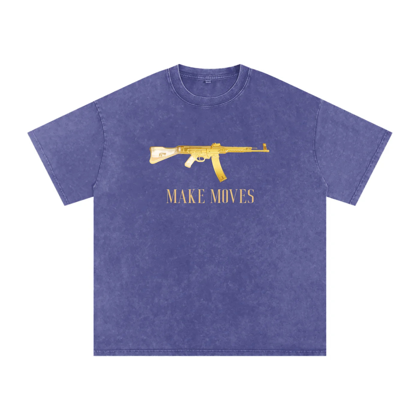 T-shirt oversize en coton délavé à la neige Make Moves 47