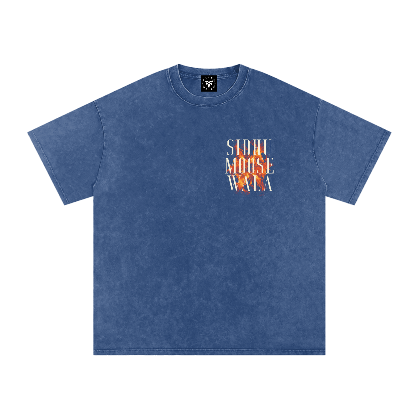 SIDHU MOOSE WALA X Risen Retro Washed Oversized T-Shirt