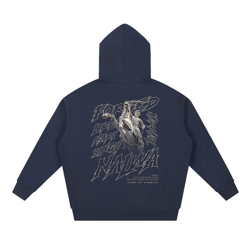 Forged Like Nalwa | Essential Heavyweight Hoodie | RisenRetro