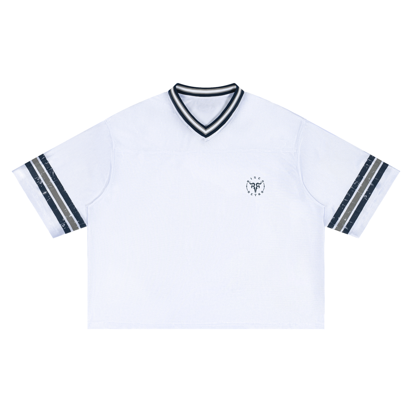EAGLE2 X RisenRetro Unisex Boxy Striped Soccer Jersey