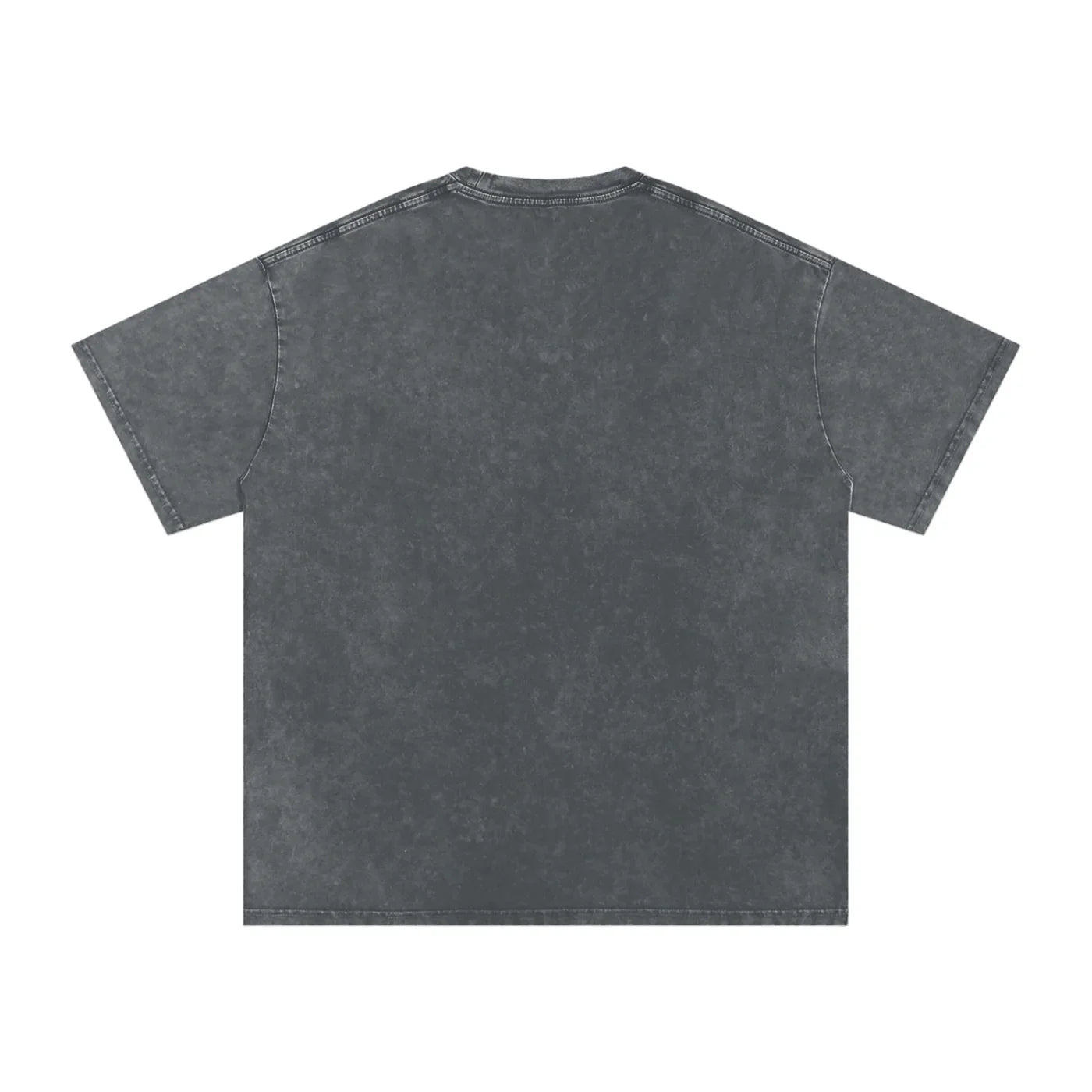 Black t-shirt on a white background