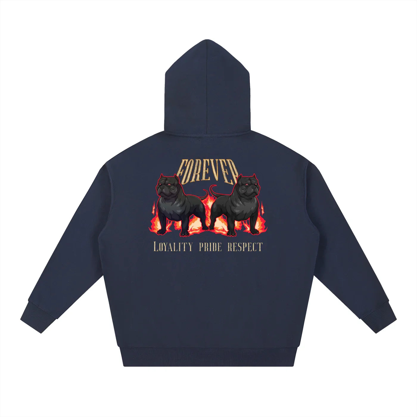 Fierté, loyauté et respect pour toujours X RisenRetro Essential Heavyweight Hoodie
