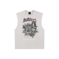 Ruthless | RisenRetro | Raw Edge Cotton Tank Top