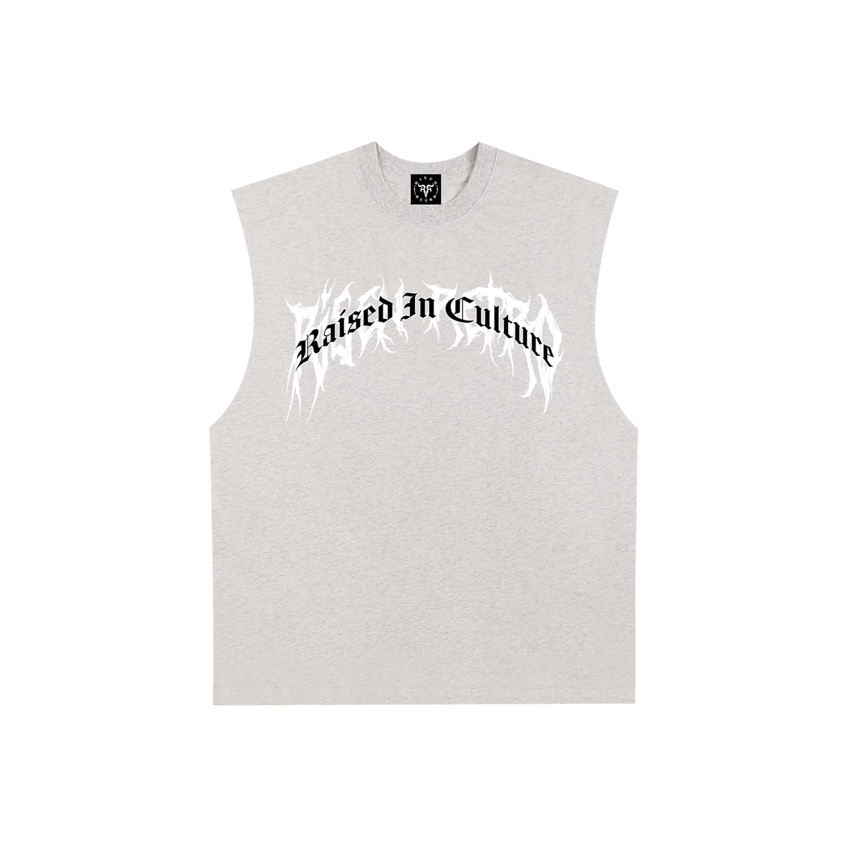 Raised In Culture | RisenRetro | Raw Edge Cotton Tank Top