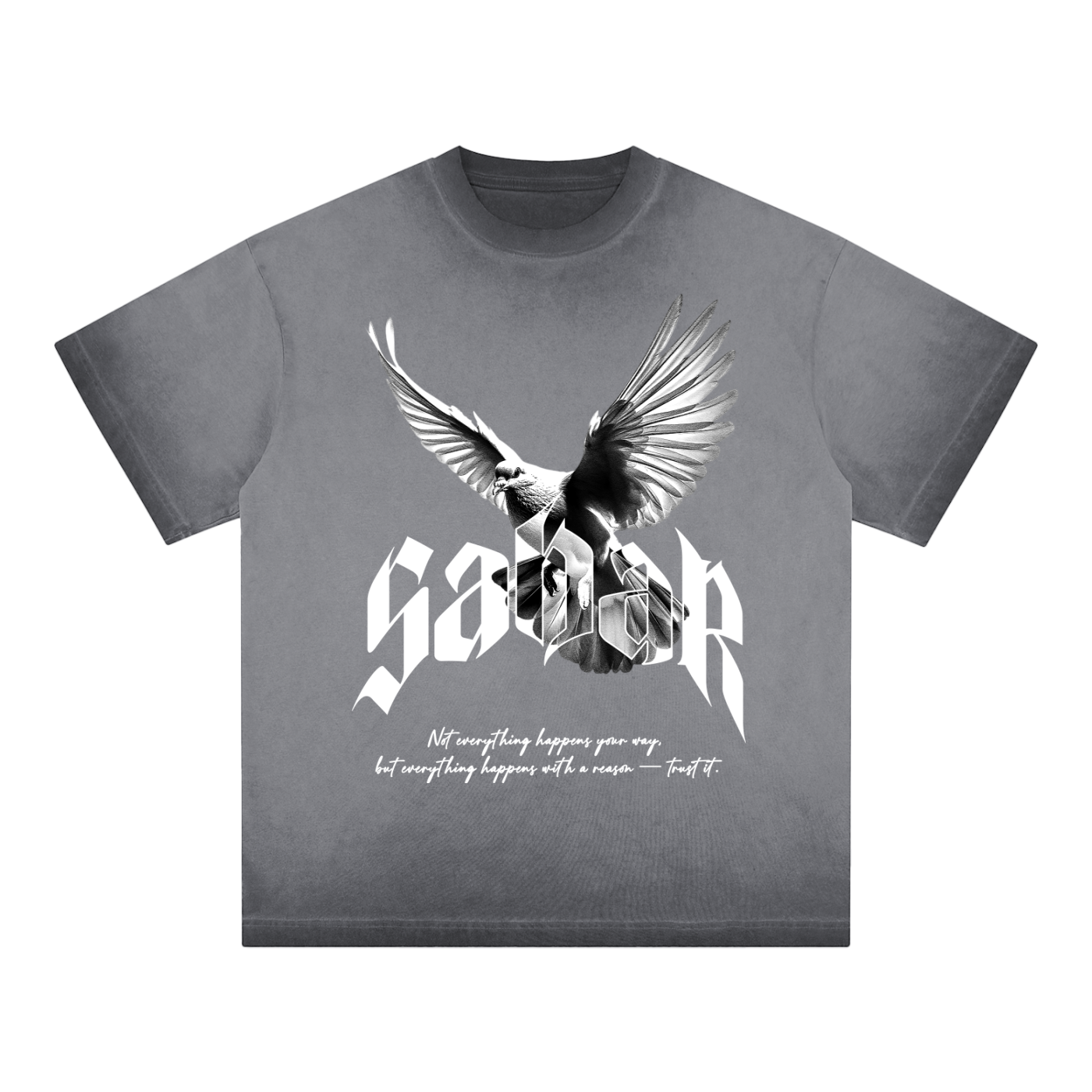 SABAR X RisenRetro Reverse Dyed Loose Cotton T-Shirt
