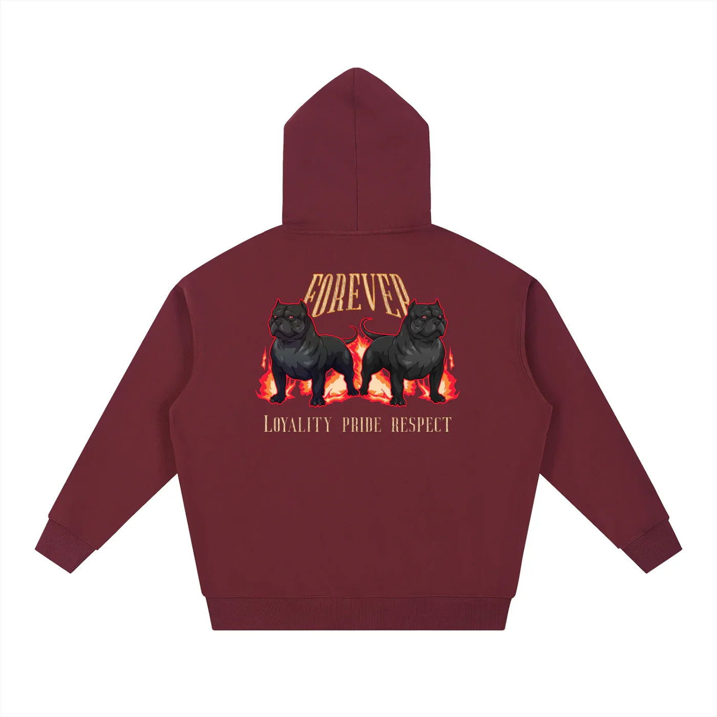 Fierté, loyauté et respect pour toujours X RisenRetro Essential Heavyweight Hoodie