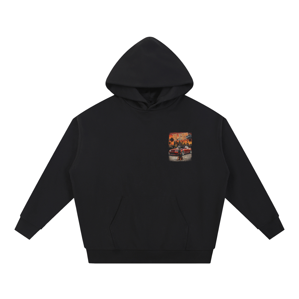THE WORLD IS YOURS X RISENRETRO Essential Heavyweight Hoodie