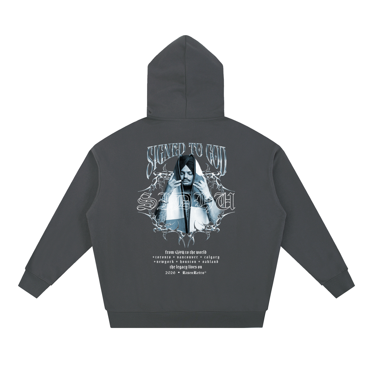 SIGNED TO GOD | Essential Heavyweight Hoodie | SMW | RISENRETRO