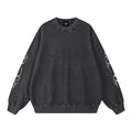Sweat-shirt oversize délavé Liquid Metal Star