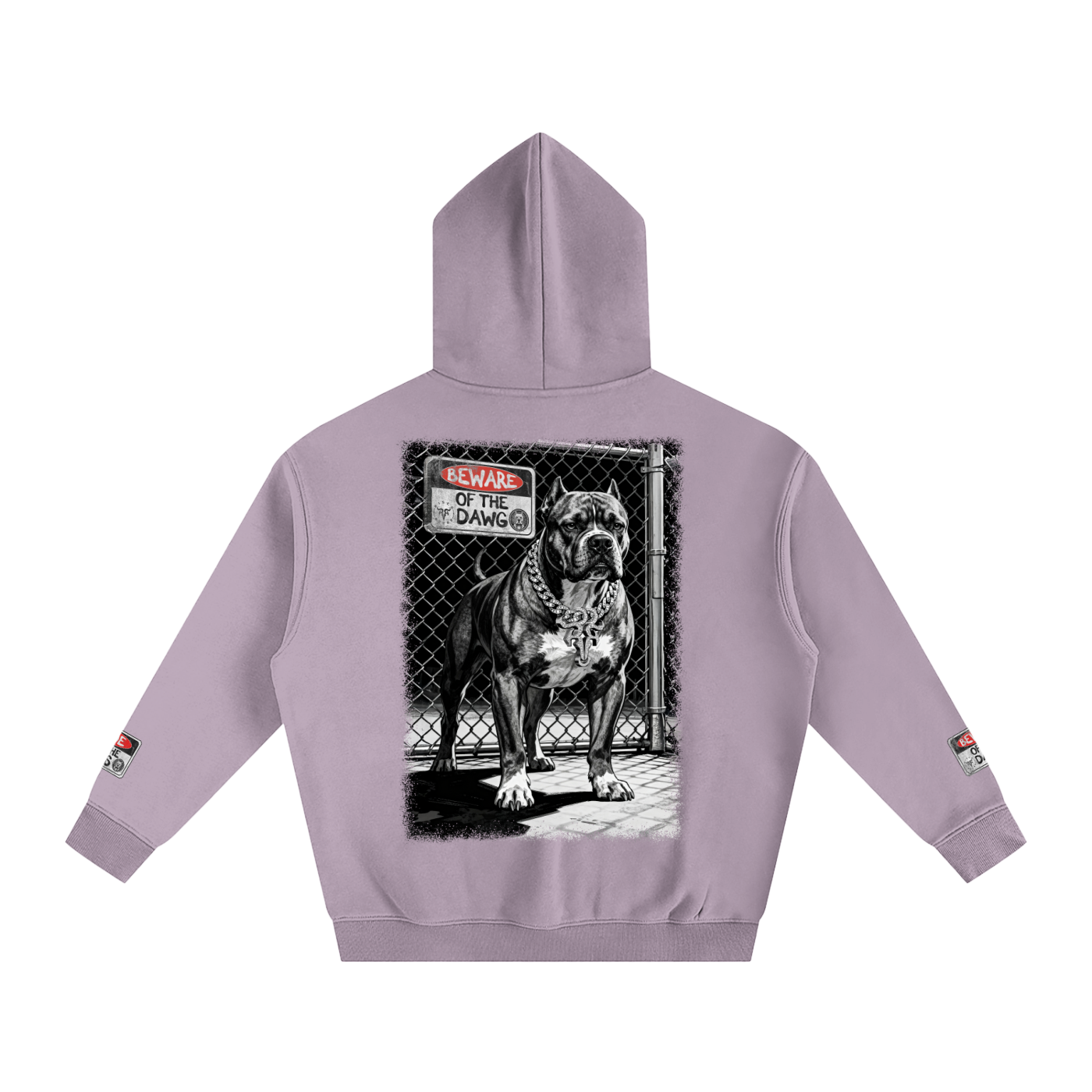 Beware of the Dawg X RisenRetro Oversize Fleeced Hoodie