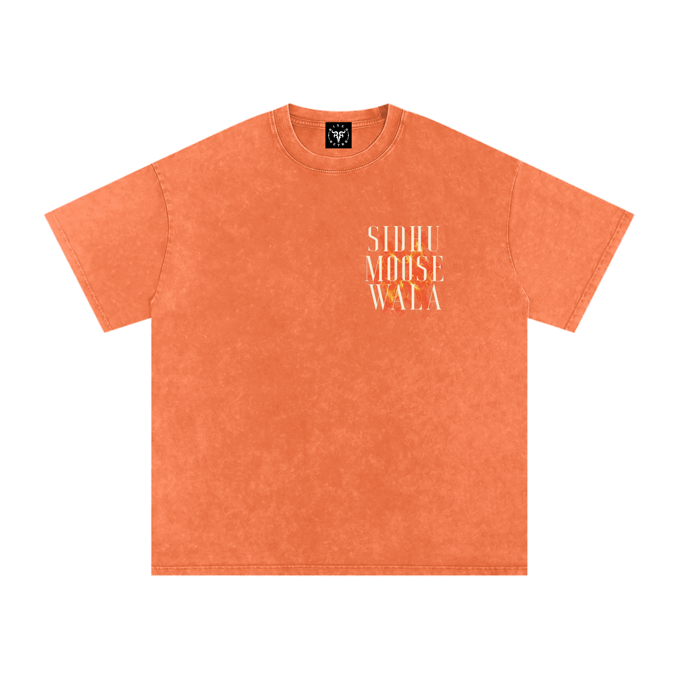 SIDHU MOOSE WALA X Risen Retro Washed Oversized T-Shirt
