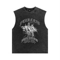 Fearless Hari Singh Nalwa Gym Vest Snow Washed Tank Top