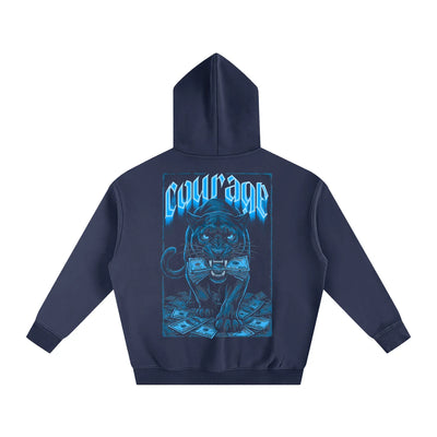 Courage Over Comfort X Risen Retro Oversize Fleeced Hoodie