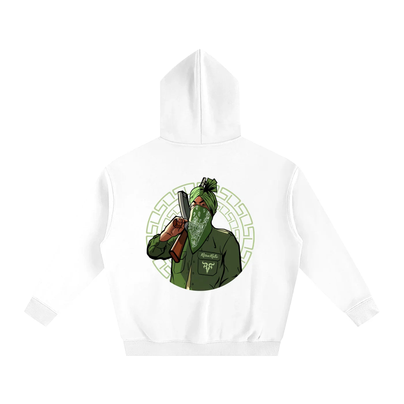 Sweat à capuche oversize en polaire SMW OG
