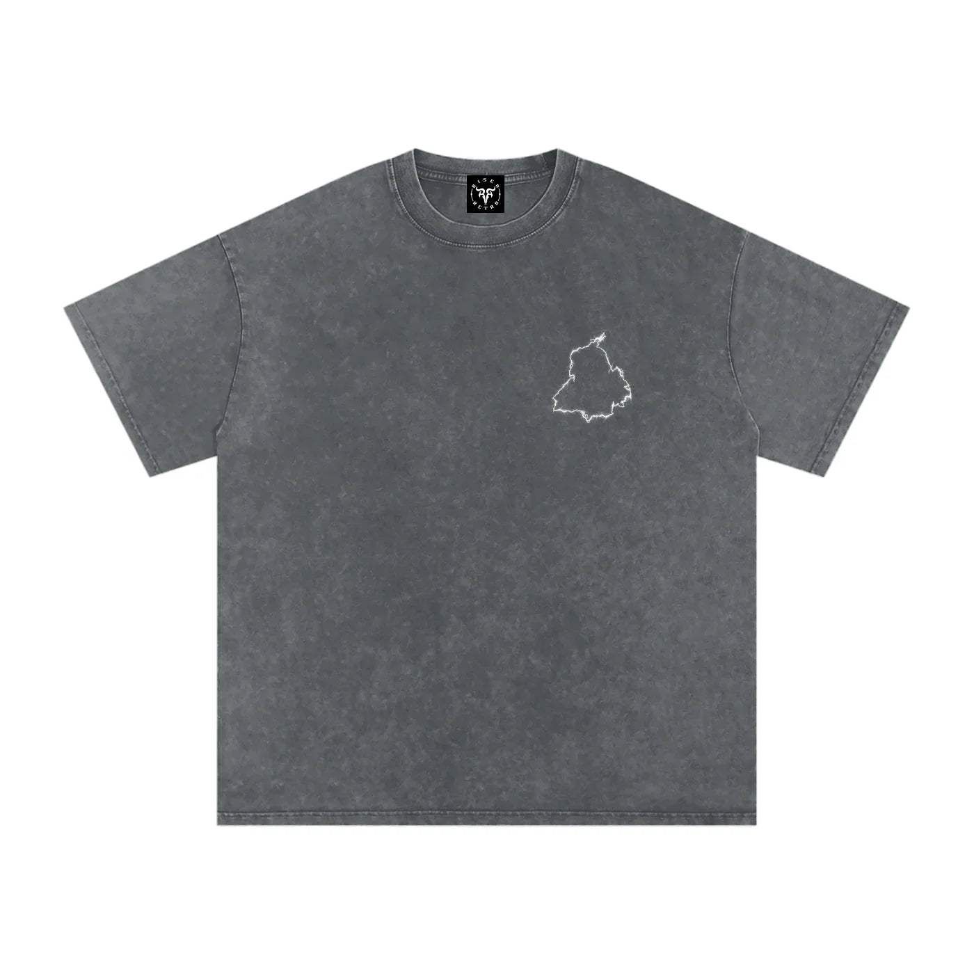 Panjab Bandana Flash X RisenRetro Snow Washed Oversized Cotton T-Shirt