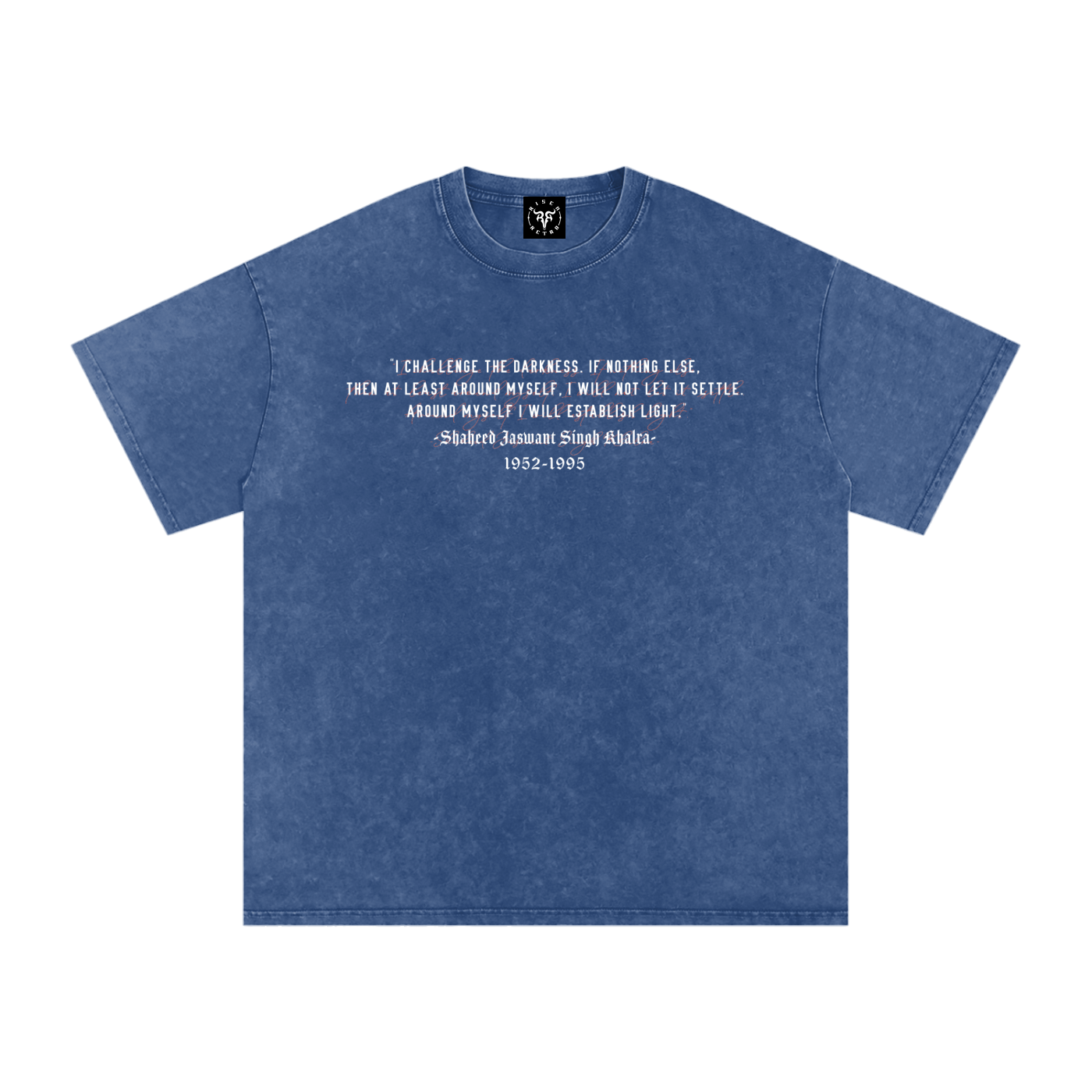JASWANT SINGH KHALRA x RisenRetro Washed Oversized T-Shirt