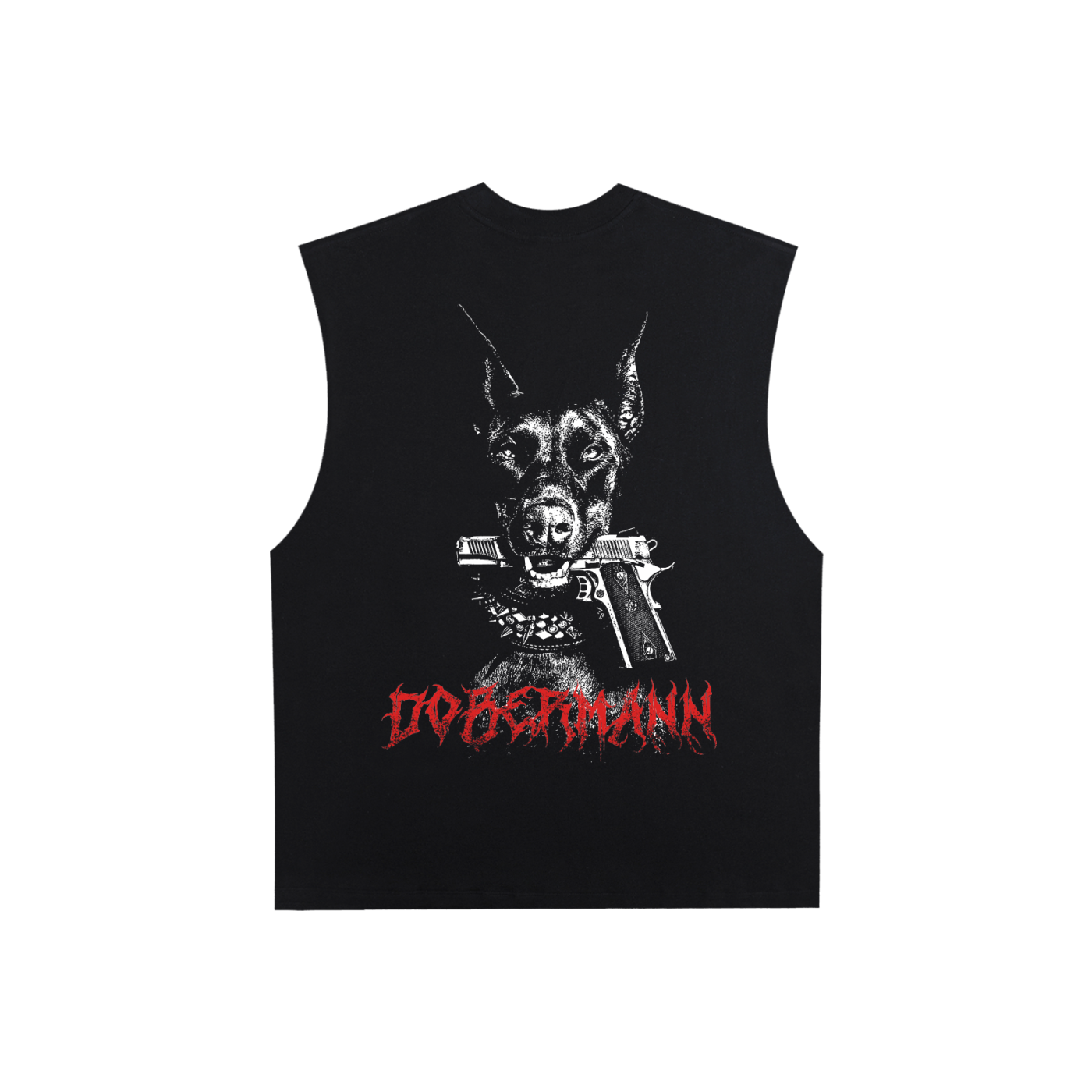 DOBERMANN x Risen Retro Raw Edge Cotton Tank Top