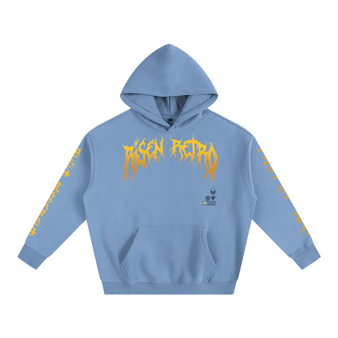 Sweat à capuche oversize en polaire Rage RR