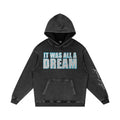 Karan Aujla Dream X Snow Washed Loose Cotton Hoodie