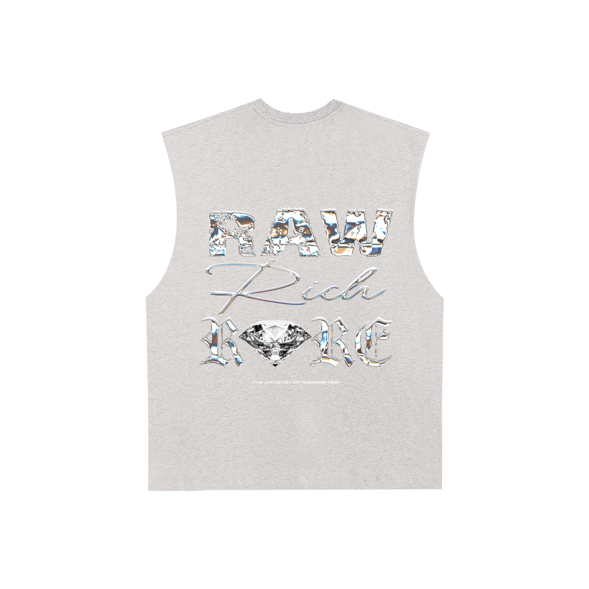 Raw Rich Rare | RisenRetro | Raw Edge Cotton Tank Top