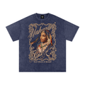 Maharani Jind Kaur X Snow Washed Oversized Cotton T-Shirt