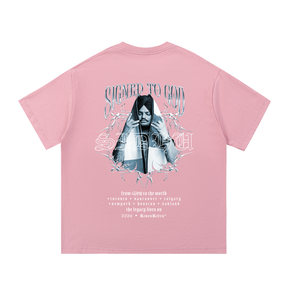 Signed To God | Sidhu Moose Wala | Essential Cotton T-Shirt | RisenRetro