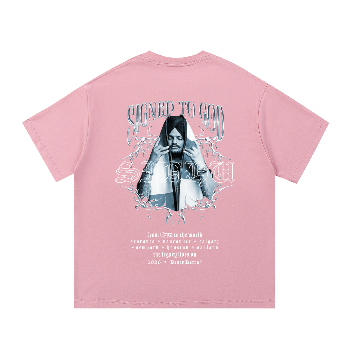 Signed To God | Sidhu Moose Wala | Essential Cotton T-Shirt | RisenRetro