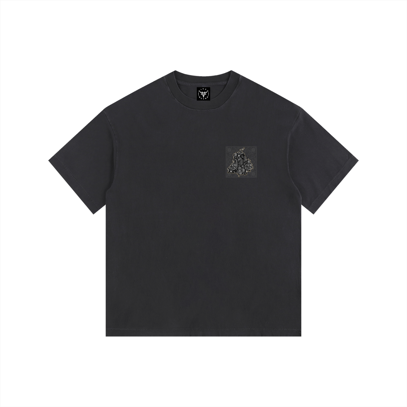 PANJAB X BANDANA PAISLEY Vintage Washed Oversized Cotton T-Shirt