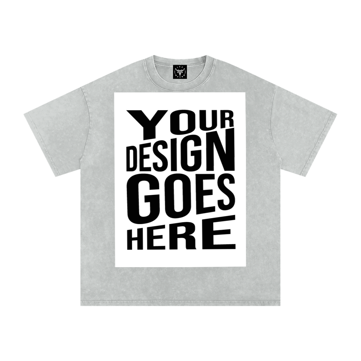CUSTOM ORDER X RisenRetro Snow Washed Oversized Cotton T-Shirt
