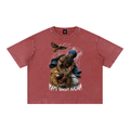 Sher-e-Punjab: Nalwa Edition | Risen Retro Mineral Wash Boxy Cotton T-Shirt