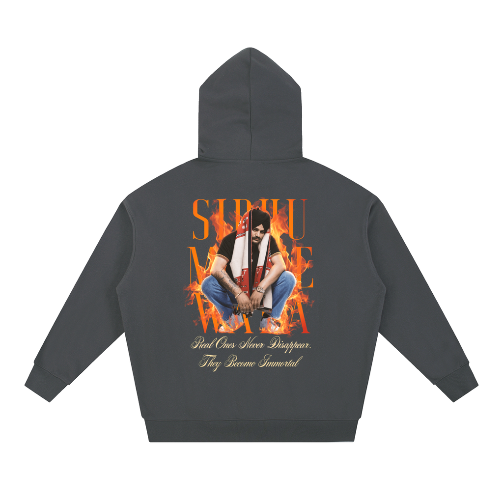 SIDHU MOOSE WALA X RISENRETRO Essential Heavyweight Hoodie