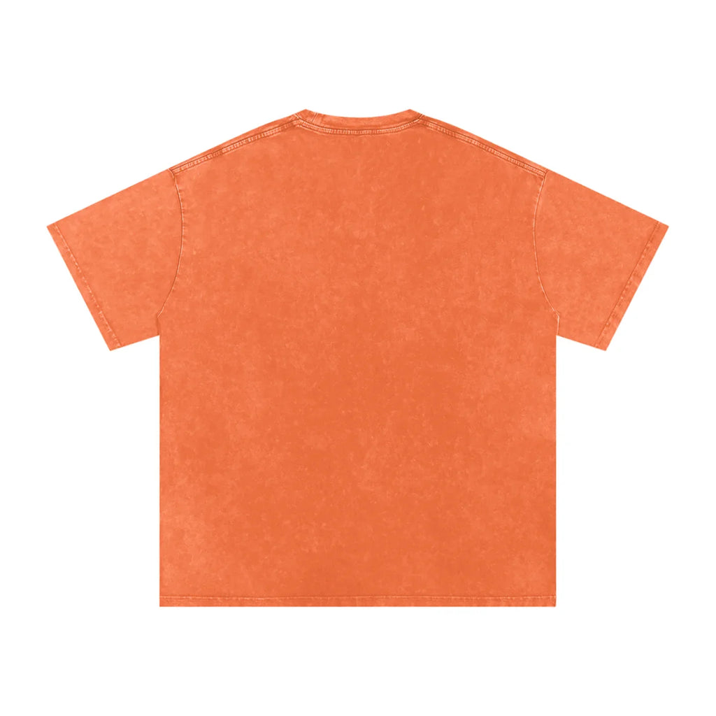 Karan Aujla X RisenRetro Culture Snow Washed Oversized Cotton T-Shirt
