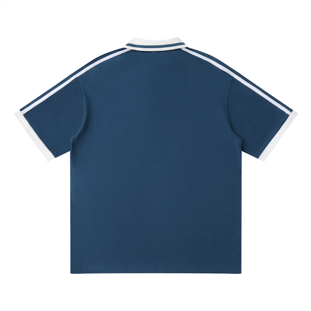 PANJAB LEGACY X RisenRetro Unisex Contrast Piping Polo Shirt