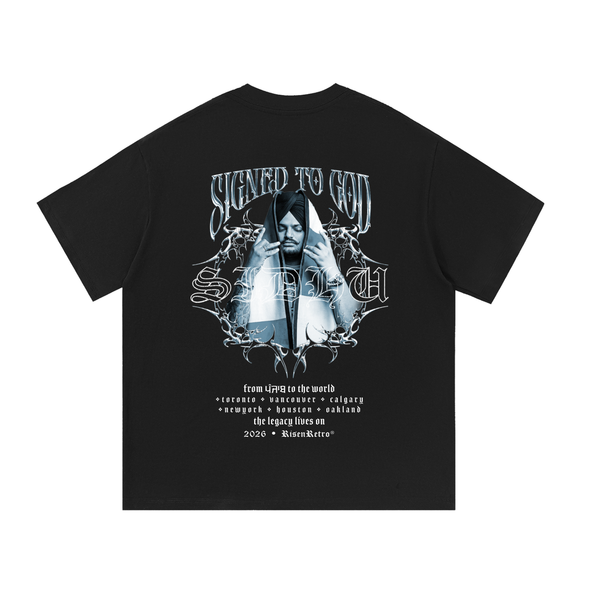 Signed To God | Sidhu Moose Wala | Essential Cotton T-Shirt | RisenRetro