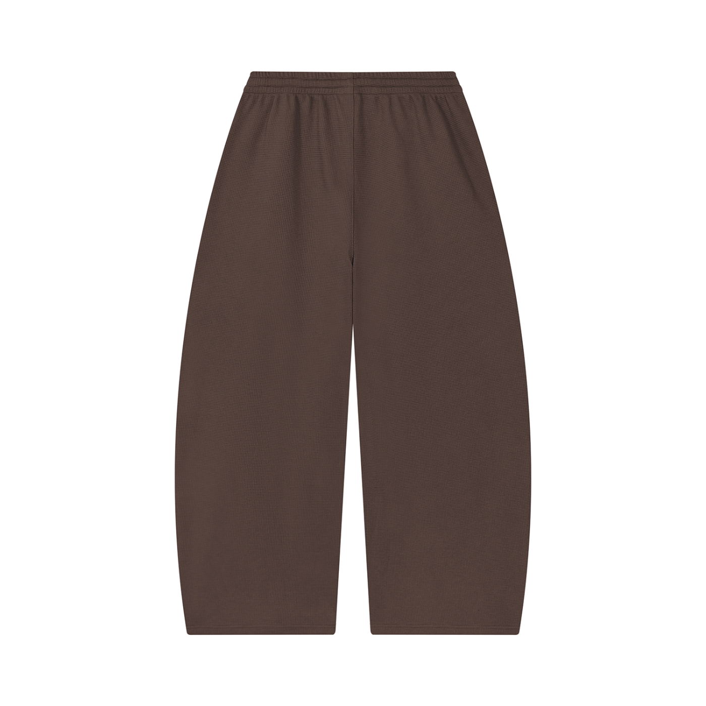 RISENRETRO x Unisex Waffle Barrel Leg Pants