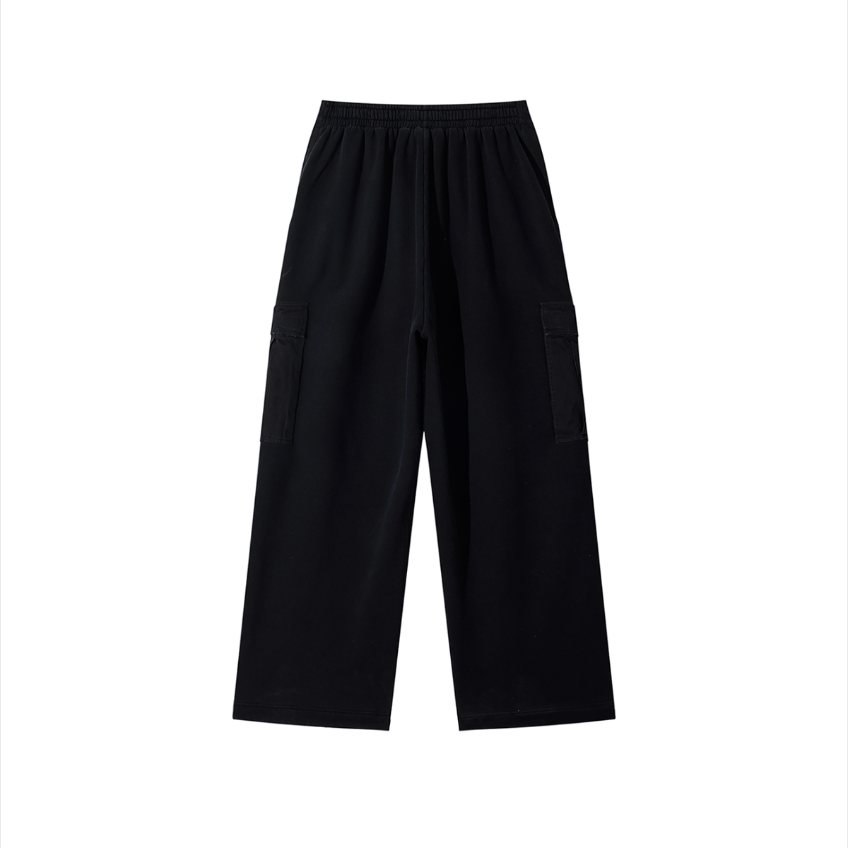 RISENRETRO | Unisex Sunfade Washed Fleece Cargo Pants