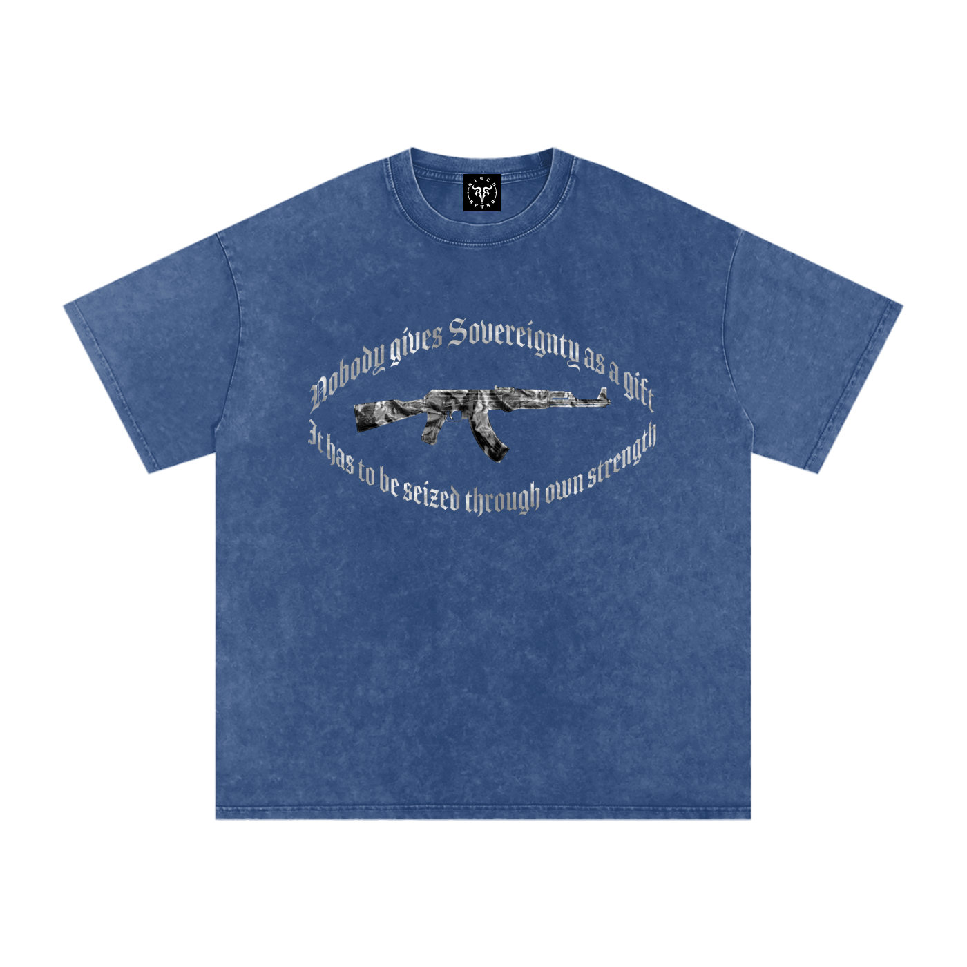 Sovereignty X Risen Retro Snow Washed Oversized Cotton T-Shirt