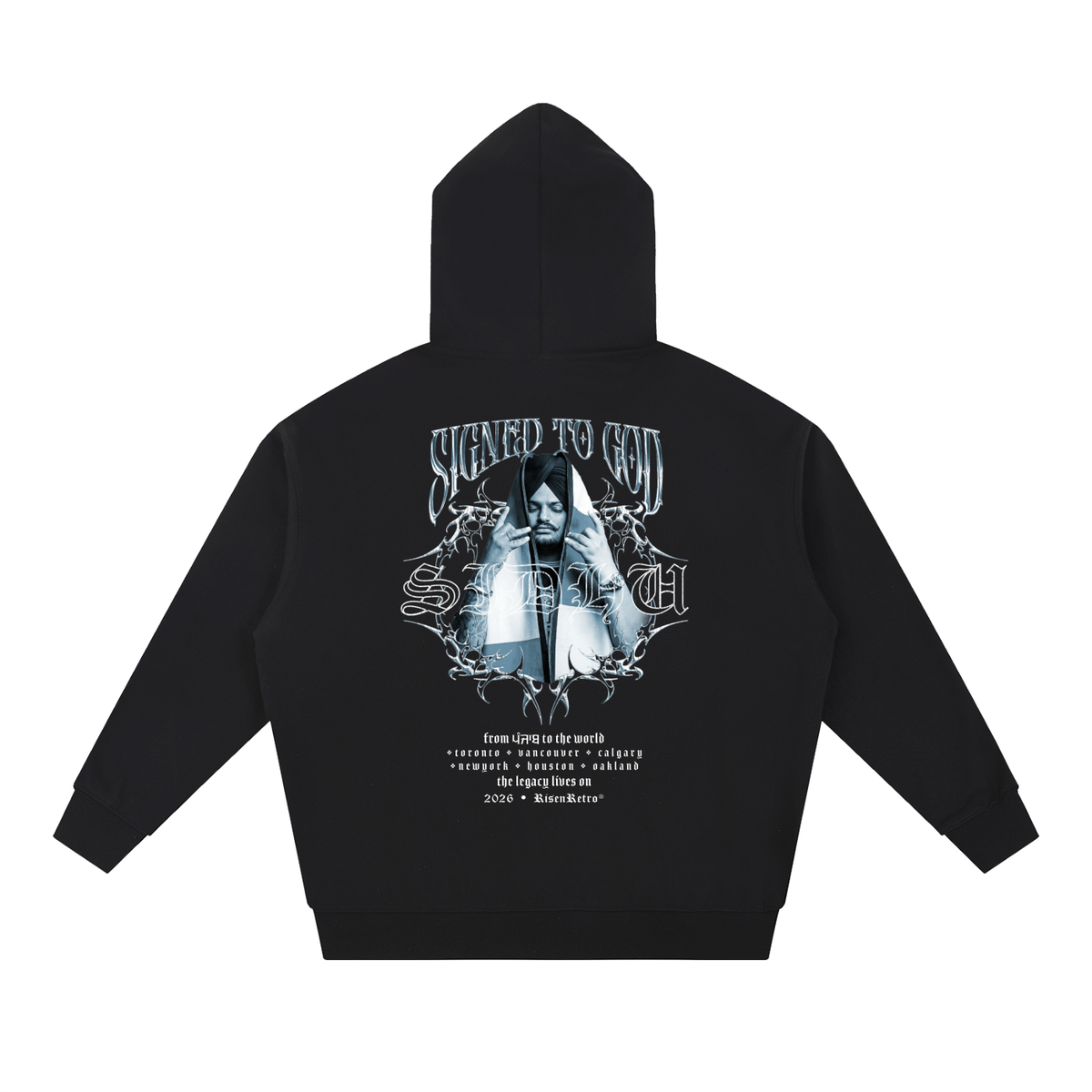 SIGNED TO GOD | Essential Heavyweight Hoodie | SMW | RISENRETRO