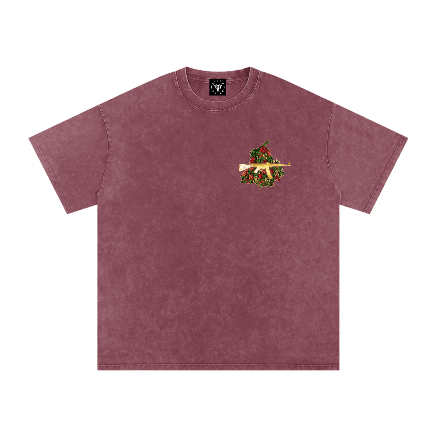 Vintage Panjab v4 X RisenRetro Snow Washed Oversized Cotton T-Shirt