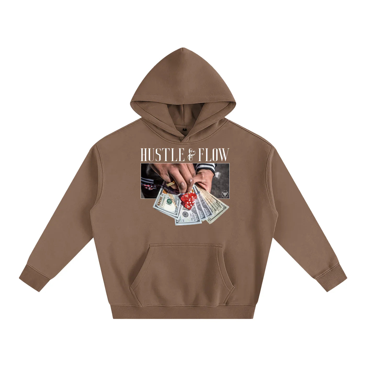 Sweat à capuche oversize en polaire Hustle & Flow X RisenRetro