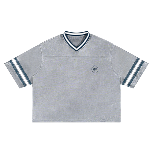 EAGLE2 X RisenRetro Unisex Boxy Striped Soccer Jersey