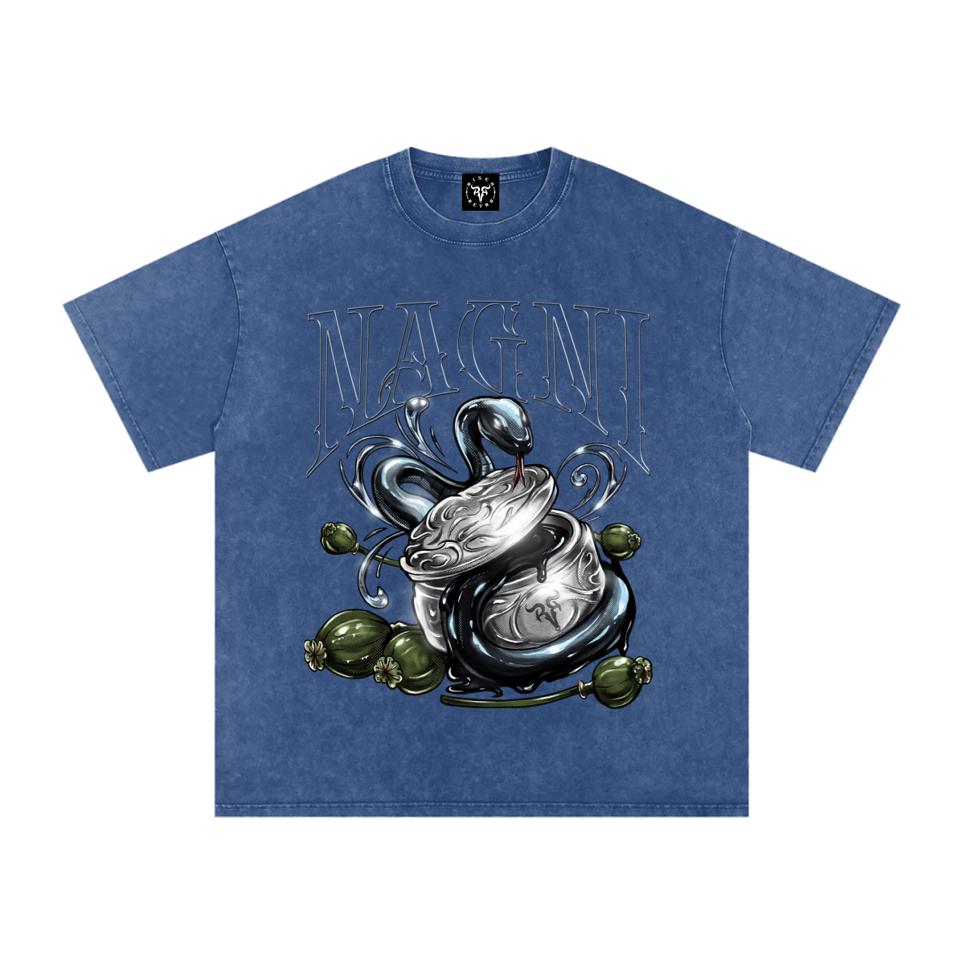 NAGNI X RisenRetro Washed Oversized T-Shirt