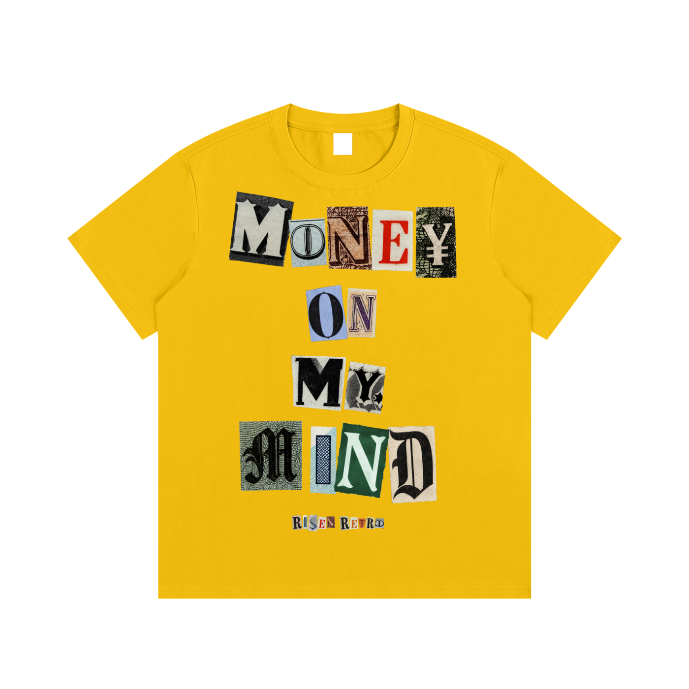 MONEY ON MY MIND X RISEN RETRO Essential Cotton T-Shirt