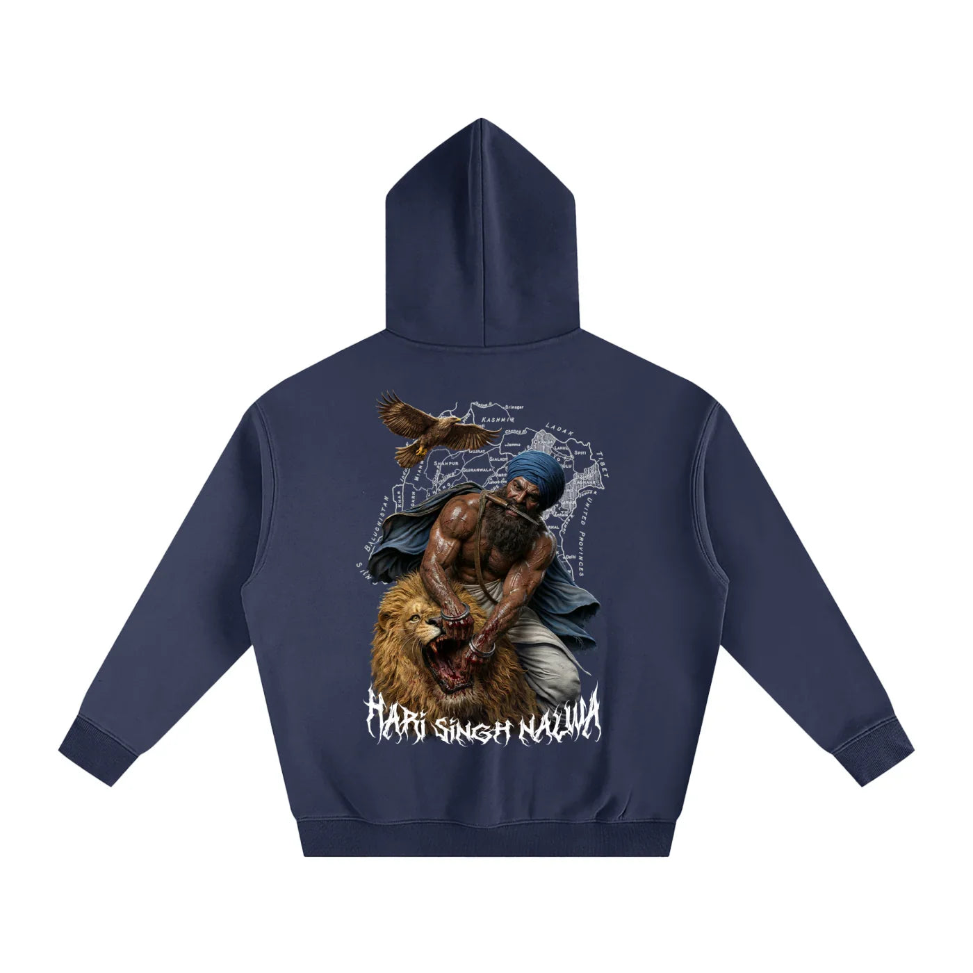 Sher-e-Punjab: Nalwa Edition Oversize Fleeced Hoodie