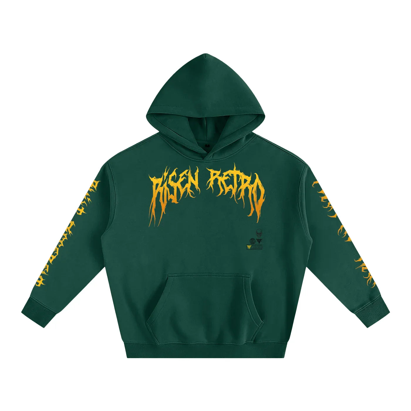 Sweat à capuche oversize en polaire Rage RR