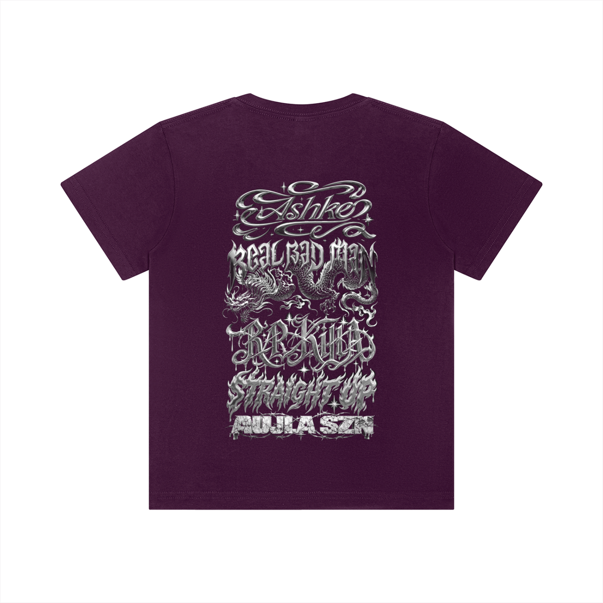 AUJLA SZN CSTM DSGNR Kid's Crewneck Short Sleeve T-Shirt