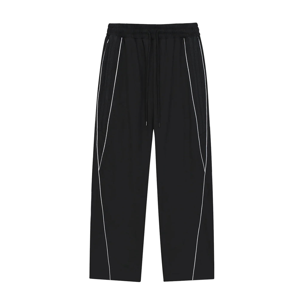 Pantalon de survêtement à rayures RisenRetro Reflection à jambes droites